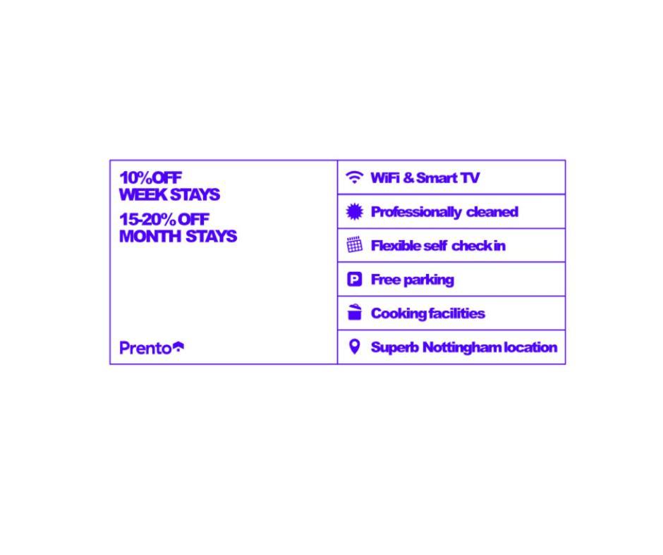 3 Bedroom House - Well Presented - Spacious - Flexible Check In - Free Parking Nottingham Kültér fotó